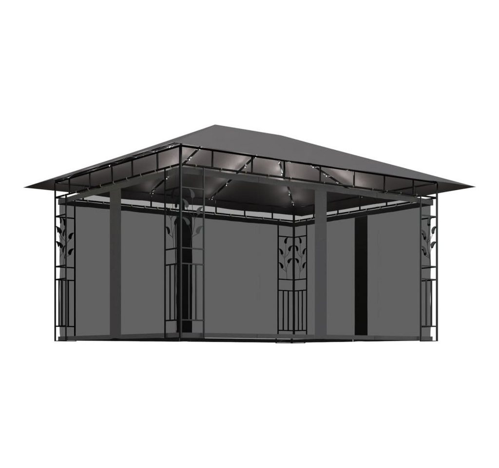 DOTMALL Pavillon mit Moskitonetz & LED-Lichterkette, (Set), BxT: 400x300 cm von DOTMALL