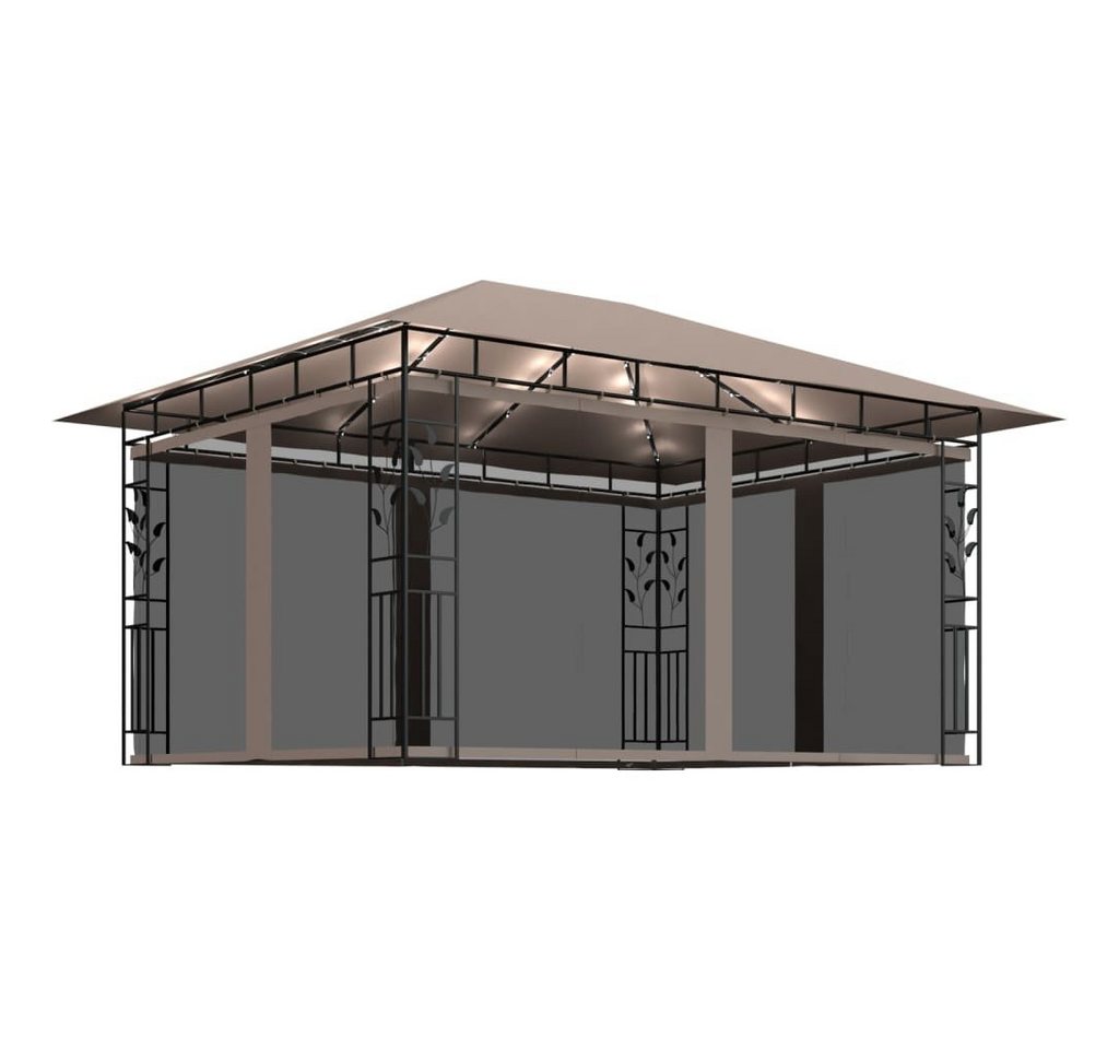 DOTMALL Pavillon mit Moskitonetz & LED-Lichterkette, (Set), BxT: 400x300 cm von DOTMALL