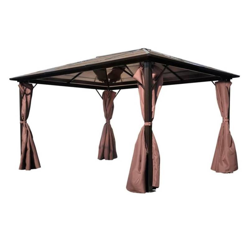 DOTMALL Pavillon mit Vorhängen, (Set), BxT: 300x400 cm, Aluminiumgestell von DOTMALL