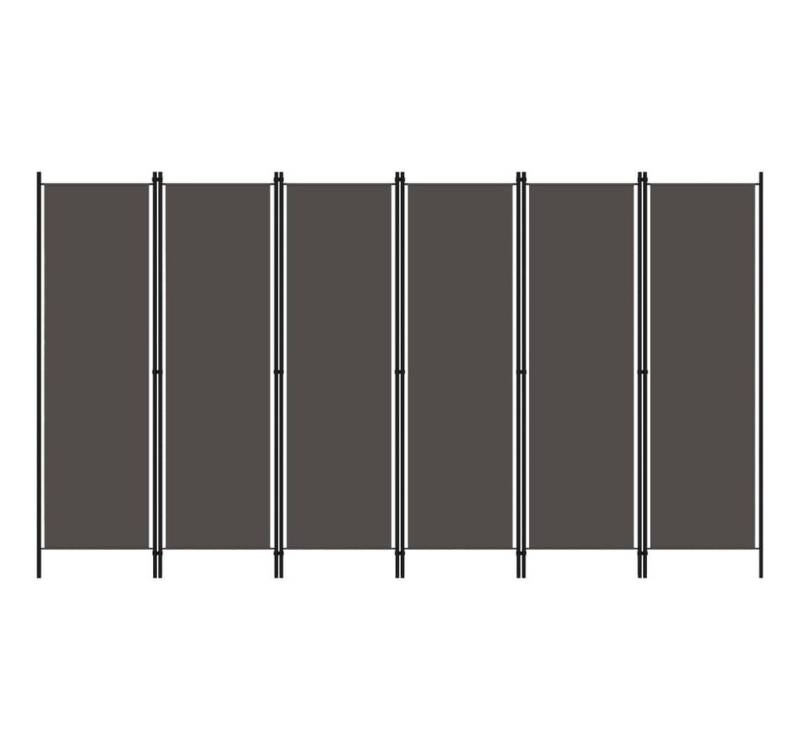 DOTMALL Raumteiler 6-tlg. Raumteiler Anthrazit 300x180 cm von DOTMALL