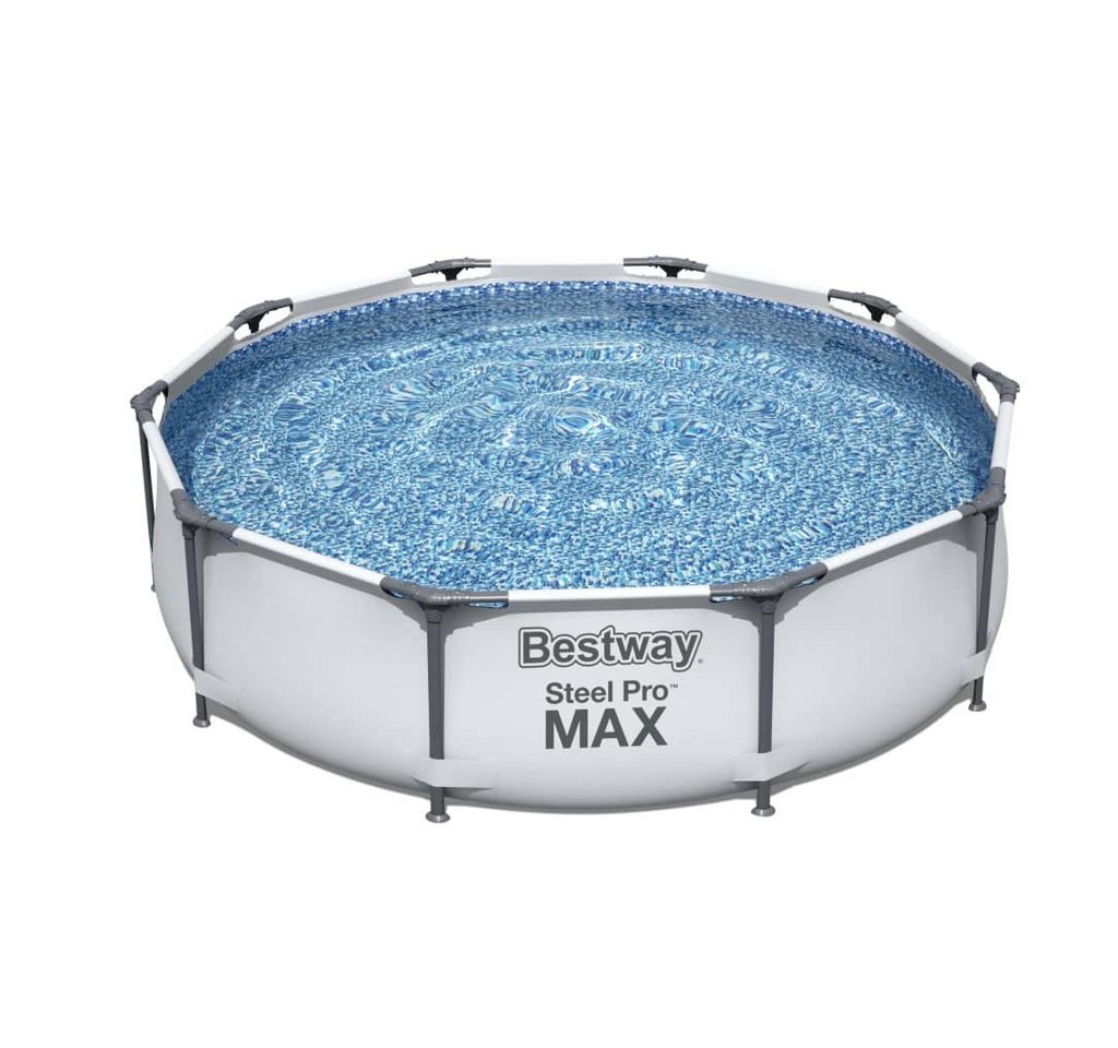 DOTMALL Rundpool Framepool Swimming Pool Bestway Rund Steel Pro MAX 305x76 cm von DOTMALL