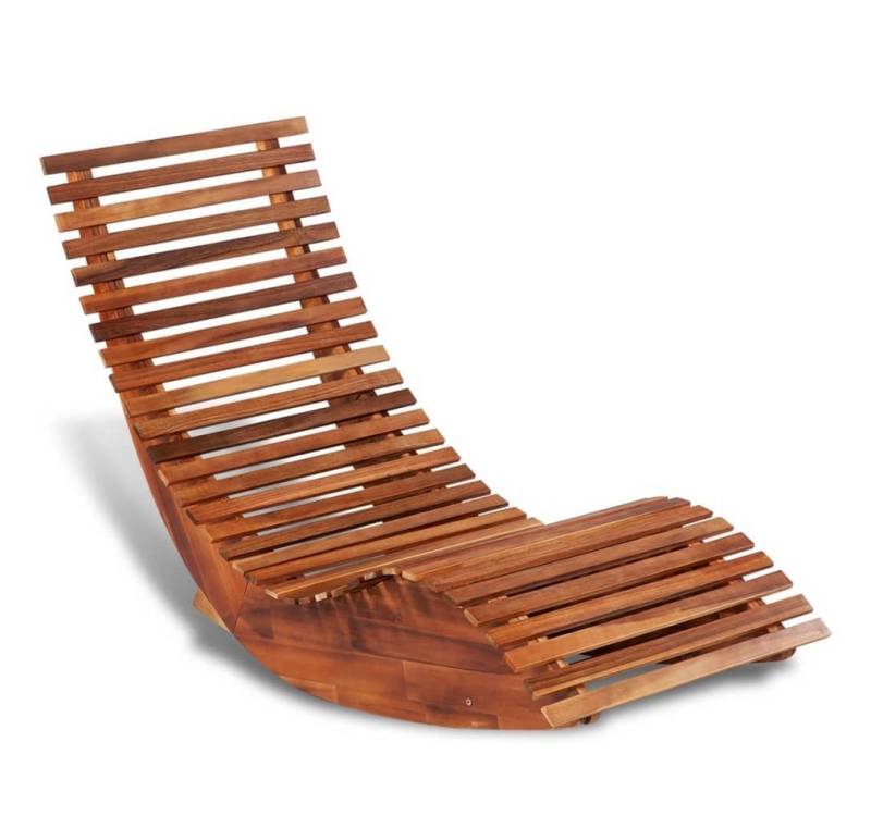 DOTMALL Schaukelstuhl Gartenstuhl aus Akazienholz, Ergomisch, Strandliege Liegestuhl DOTMALL Schaukelstuhl Gartenstuhl aus Akazienholz, Ergomisch, Strandliege Liegestuhl von DOTMALL