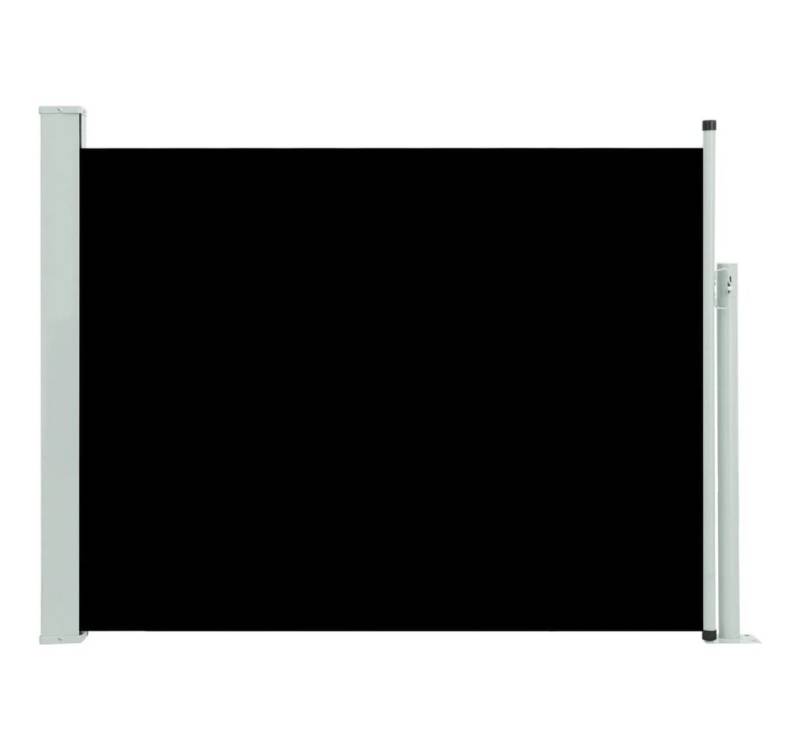 DOTMALL Seitenmarkise Ausziehbare Seitenmarkise 140×500 cm Schwarz von DOTMALL
