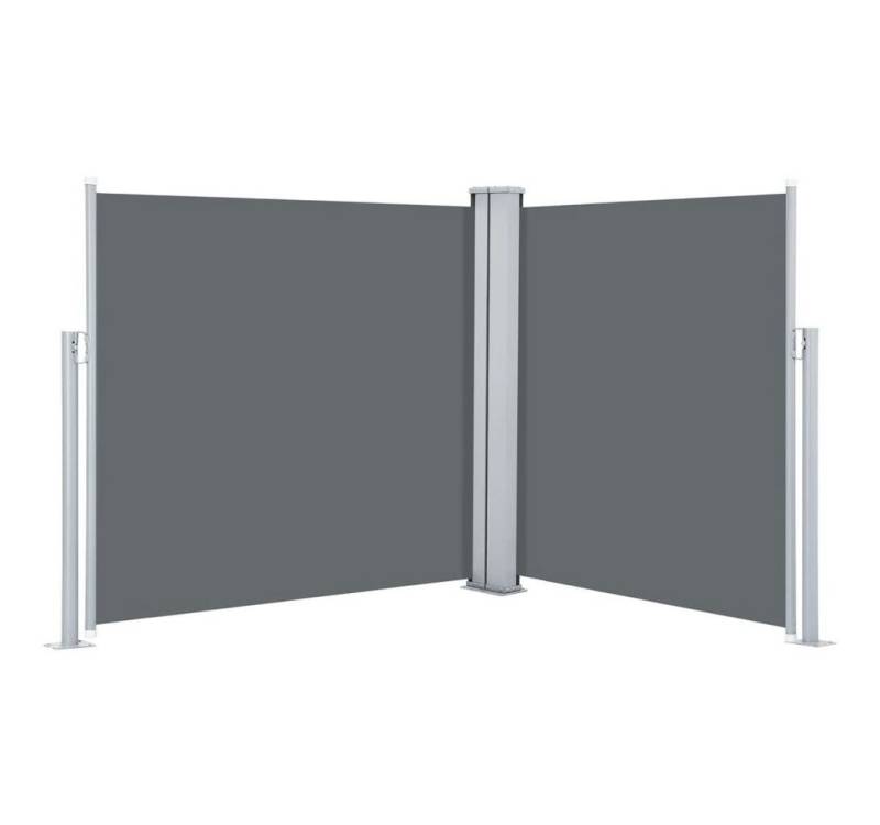 DOTMALL Seitenmarkise Ausziehbare Seitenmarkise Anthrazit 100 x 600 cm von DOTMALL