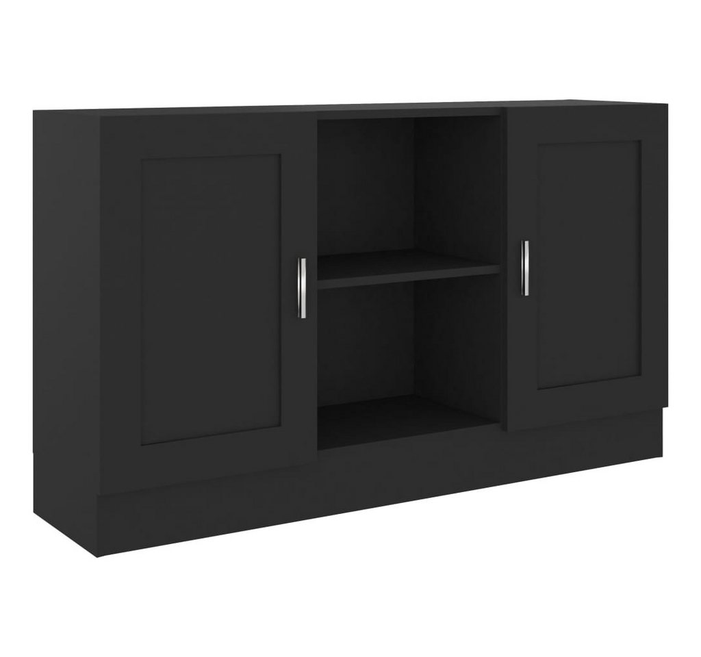 DOTMALL Sideboard Sideboard Schwarz 120x30,5x70 cm Holzwerkstoff von DOTMALL