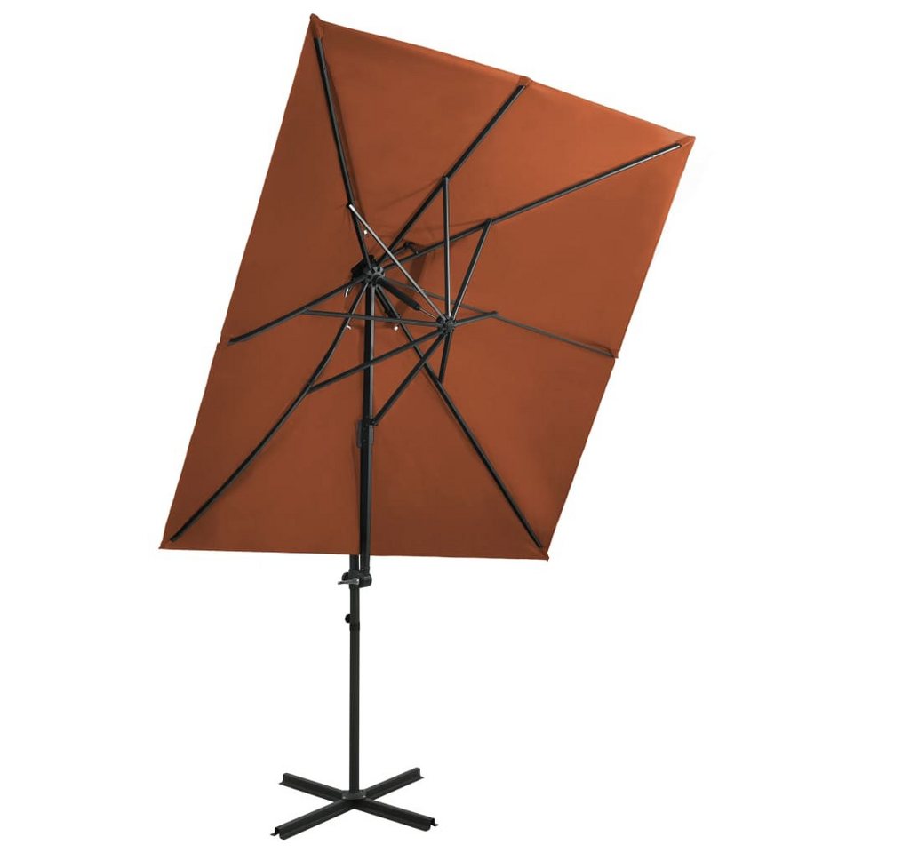 DOTMALL Sonnenschirm Ampelschirm mit Lüftung 250x250 cm von DOTMALL