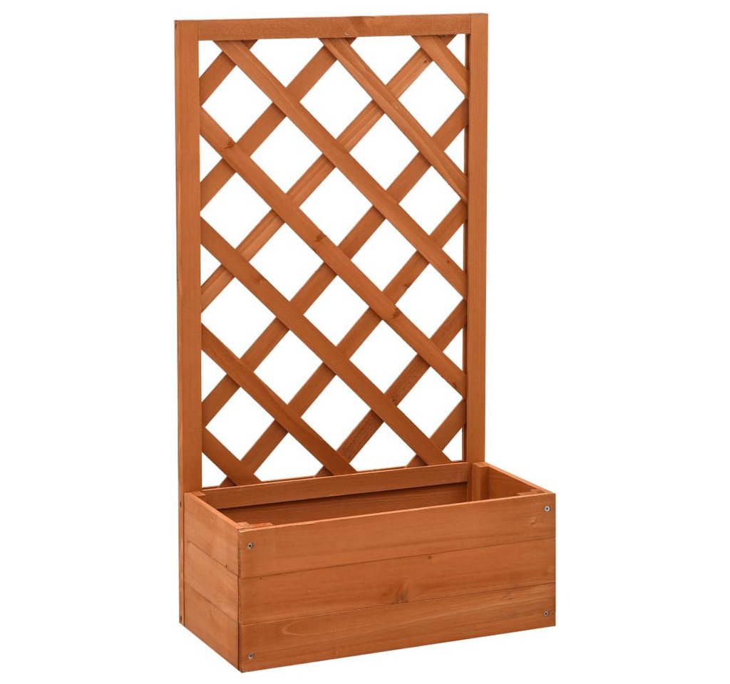 DOTMALL Spalier Garten-Spalier mit Blumenkasten,50x25x90 cm Tannenholz von DOTMALL