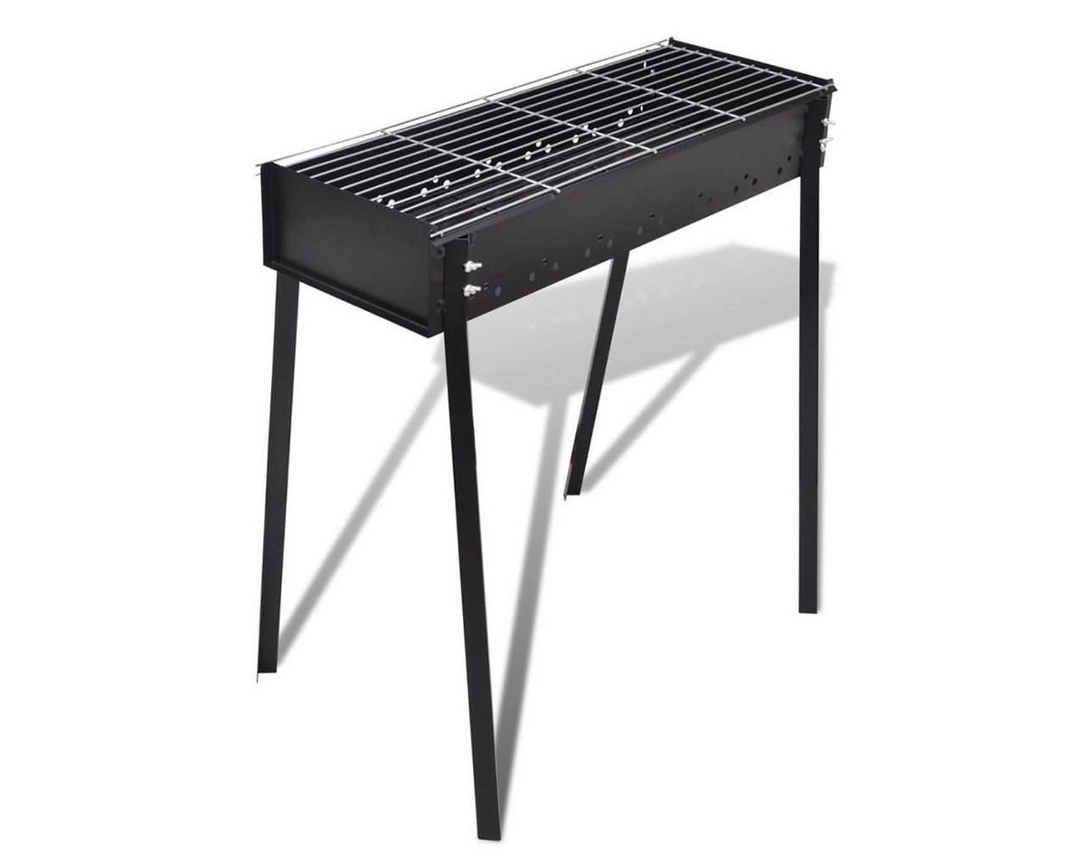 DOTMALL Standregal Grillständer Holzkohlegrill quadratisch 75 x 28 cm von DOTMALL