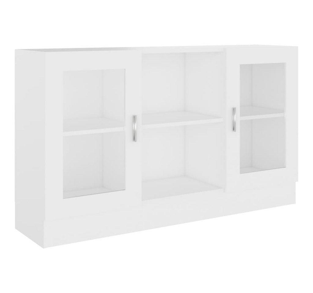 DOTMALL Stauraumvitrine Lagerschrank 120x30,5x70 cm,mit 2 Fächer und 2 Türen von DOTMALL