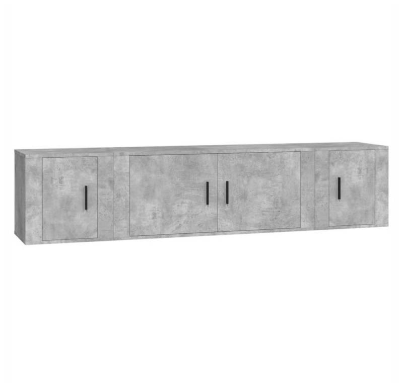 DOTMALL TV-Schrank TV-Schrank-Set, Holzwerkstoff,3-tlg, Betongrau von DOTMALL