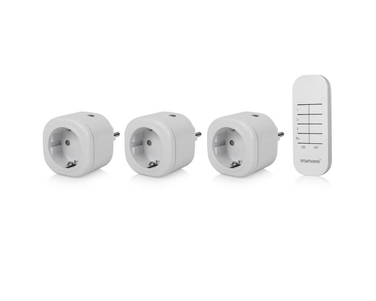DOTMALL Türstopper Smartwares Mini-Schalterset für den Innenbereich, Weiß von DOTMALL