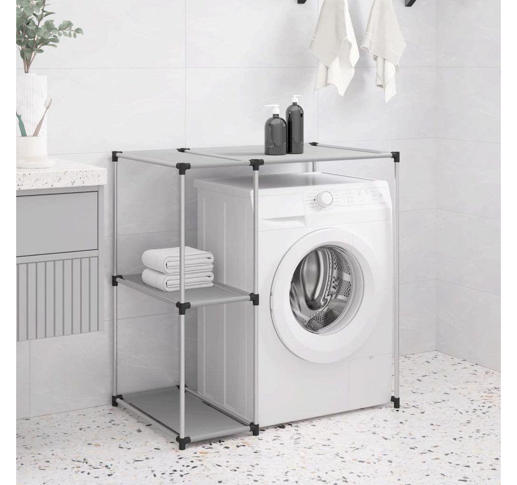 DOTMALL Waschmaschinenunterschrank Badezimmerregal Waschmaschinenregal Metall 87x55x90,5 cm von DOTMALL