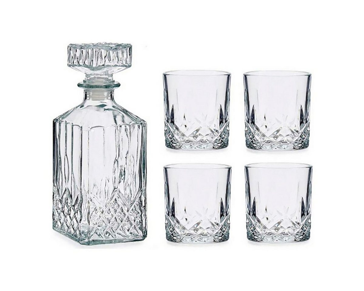 DOTMALL Weinglas Set Gläser Flasche Likör Transparentes Glas (5 Stück) von DOTMALL