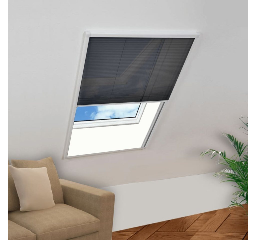 Insektenschutzrollo für Dachfenster,transparent, Verdunklung und Plissee, 80 x 120 cm, DOTMALL von DOTMALL