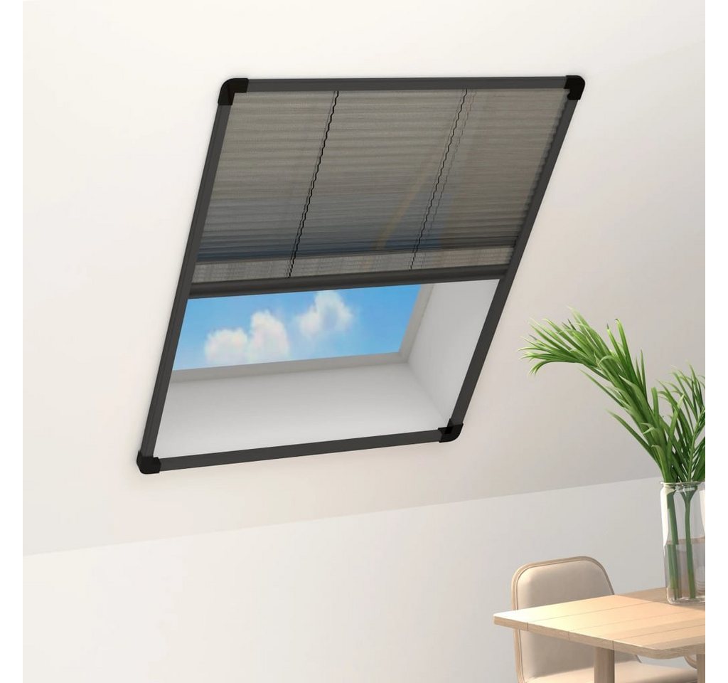 Insektenschutzrollo für Dachfenster,transparent, Verdunklung und Plissee, Aluminium, DOTMALL von DOTMALL
