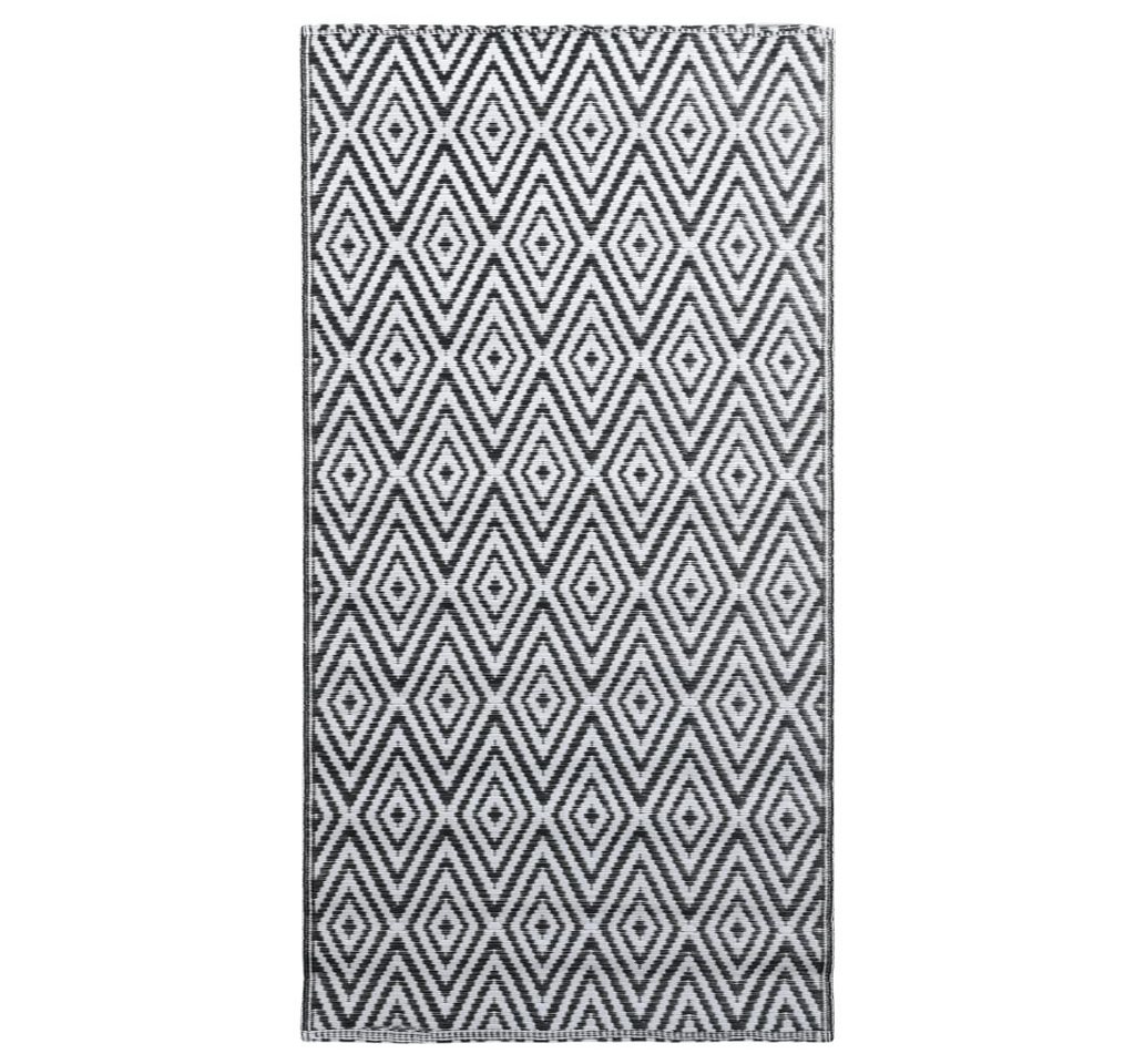 Outdoorteppich Outdoor-Teppich Weiß und Schwarz 160x230 cm PP, DOTMALL von DOTMALL