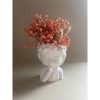 Blumenmädchen - Besonderes Geschenk Aufbewahrung Topf Behälter Mitbringsel Dekoration Trockenblumen von DOTTISAuszeit