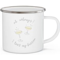 Oh Whoops Ich Habe Meine Boden Emaille Kaffeetasse Verloren. Overboard Camping Tasse von DOTTO
