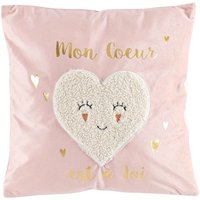 Douceur D'intérieur - Dekokissenbezug für Kinder, Samt, 40 x 40 cm von DOUCEUR D'INTÉRIEUR