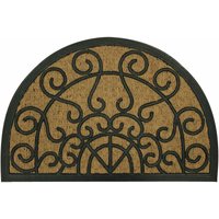 Douceur D'intérieur - Fußmatte marquis, halbrund, Kokosfaser, 40 x 60 cm Douceur D'intérieur - Fußmatte marquis, halbrund, Kokosfaser, 40 x 60 cm von Briloner