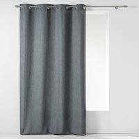 Douceur D'intérieur - sengardine 140 x 260 cm Chambray Uni Newton, blau von DOUCEUR D'INTÉRIEUR