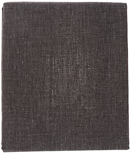 douceur d'Intérieur 1642745 Kissenhülle für Nackenrolle, Polyester, Anthrazit, 85 x 185 cm von Douceur d'Intérieur