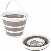 Douceur D'intérieur - Faltbarer Eimer, 10 l, Silikon von DOUCEUR D'INTÉRIEUR