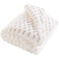 Gesteppte Decke aus Plüschmaterial, FROSTY von DOUCEUR D'INTÉRIEUR