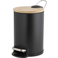 Douceur D'intérieur - Mülleimer mit Soft-Close, Bambus, 3 l, mobelle von DOUCEUR D'INTÉRIEUR