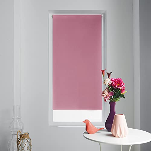 Verdunklungsrollo, Blickdicht, Rosa, 45 x 180 cm Verdunklungsrollo, Blickdicht, Rosa, 45 x 180 cm von Douceur d'Intérieur