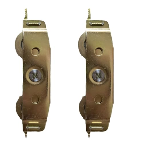 DOUDINGMAO 1/2/3 Stück Schiebetürrollen 3,8 cm Stahlkugellager Aluminiumlegierung Fenster Tür Riemenscheibe Rollen einfach zu bedienen von DOUDINGMAO