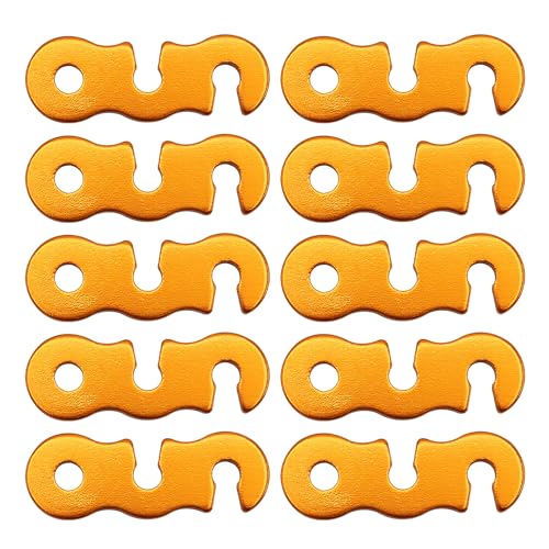 DOUDINGMAO 10 Stück Seilspanner Camping Zelt Schnur Einsteller Camping Ausrüstung für Rucksackreisen Zeltpfahl Abspannleine Spanner Zeltschnur DOUDINGMAO 10 Stück Seilspanner Camping Zelt Schnur Einsteller Camping Ausrüstung für Rucksackreisen Zeltpfahl Abspannleine Spanner Zeltschnur von DOUDINGMAO