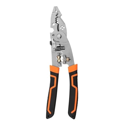 DOUDINGMAO 10 in 1 Multifunktionale Abisolierzange und Cutter Kabel-Crimpzange für elektrische Arbeiten mit ergonomischem gebogenem Griff DOUDINGMAO 10 in 1 Multifunktionale Abisolierzange und Cutter Kabel-Crimpzange für elektrische Arbeiten mit ergonomischem gebogenem Griff von DOUDINGMAO