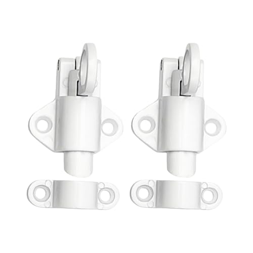 DOUDINGMAO 2 x Federtürriegel für Fenster, Sicherheit, Zugringe, Federbounce Türriegel aus Aluminiumlegierung, Türriegel von DOUDINGMAO
