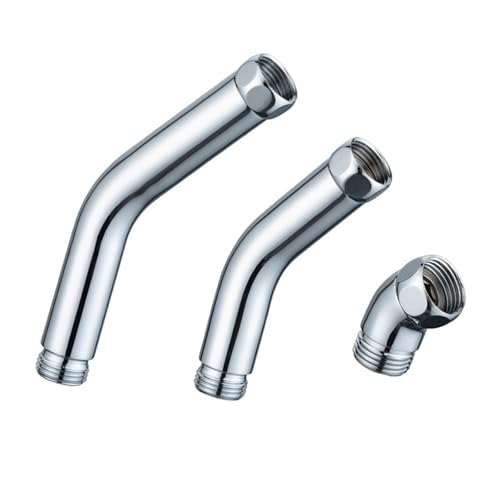DOUDINGMAO 3 Stück Einstellbare 135 Grad Brauseschlauch Adapter Badezimmer Zubehör für Hand- und Überkopfduschen Täglicher Gebrauch von DOUDINGMAO