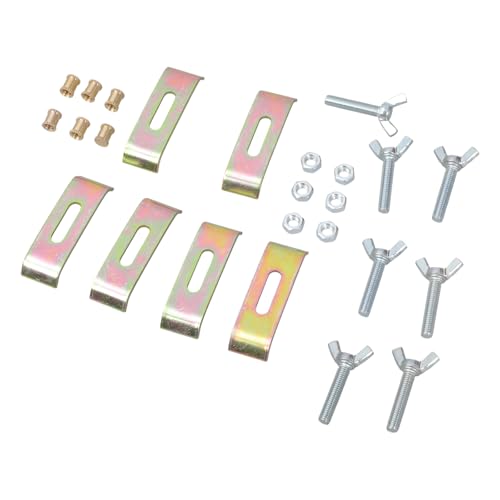 DOUDINGMAO 6 Stück Unterbau-Spülbecken-Halterungen, Küchen- und Badezimmerspüle, sichere Installation, Unterbauspüle, Clip für Haushalt, 6 Stück von DOUDINGMAO