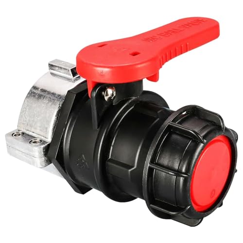 DOUDINGMAO 75 mm Tanks Kugelhähne Adapter Messing & Kugelhähne 75 mm Absperrventile Upgrades für Regenwasserbehälterauslass von DOUDINGMAO