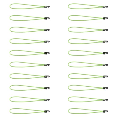 DOUDINGMAO Elastische Hakenbänder, 10 cm, stabile Gummispanner, Zubehör für Planennetz, Banner, Campingausrüstung, 20 Stück DOUDINGMAO Elastische Hakenbänder, 10 cm, stabile Gummispanner, Zubehör für Planennetz, Banner, Campingausrüstung, 20 Stück von DOUDINGMAO