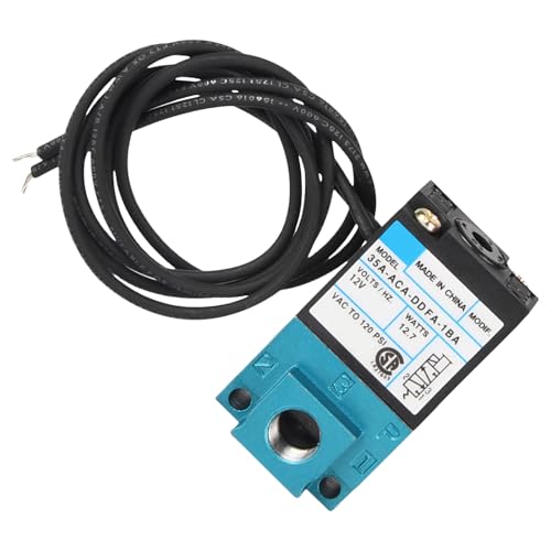 DOUDINGMAO Elektronische Magnetventile mit 3 Anschlüssen, 12 V/24 V, 5,40 W, 3-Wege-Hochfrequenz-Magnetventile DOUDINGMAO Elektronische Magnetventile mit 3 Anschlüssen, 12 V/24 V, 5,40 W, 3-Wege-Hochfrequenz-Magnetventile von DOUDINGMAO
