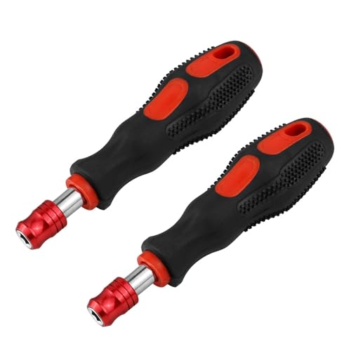 DOUDINGMAO Magnetischer Ratschen-Schraubendreher-Bit-Halter, Sicherheits-Bit, rutschfester Griff, 6,35 mm Griff, magnetischer Bit-Treiber DOUDINGMAO Magnetischer Ratschen-Schraubendreher-Bit-Halter, Sicherheits-Bit, rutschfester Griff, 6,35 mm Griff, magnetischer Bit-Treiber von DOUDINGMAO