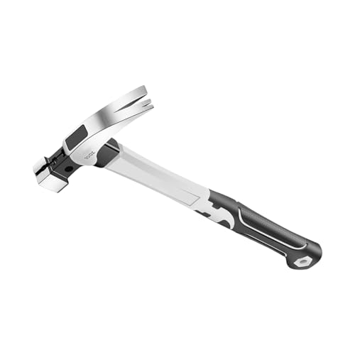DOUDINGMAO Mehrzweck-Stahlklauenhammer, Nagelabzieher, Karbonstahlkonstruktion, ergonomischer Griff für Holzbearbeitung, Reparaturen zu Hause von DOUDINGMAO