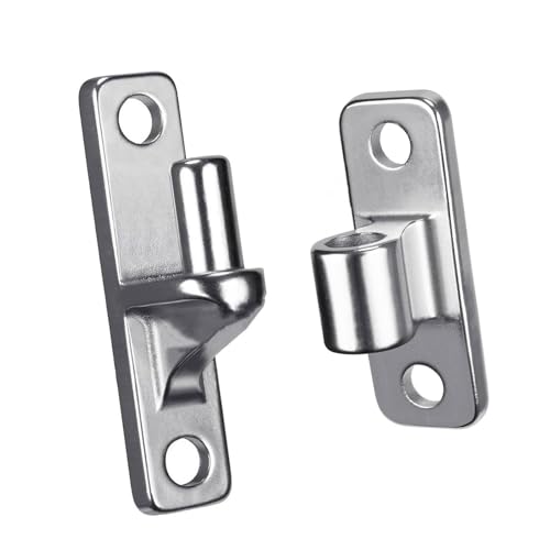 DOUDINGMAO Robuste 304 Stahl-Torscharniere, Wandmontage, Türscharniere, glatte Oberflächen, Türscharnier-Set für Holzzaun und Bauernhoftor DOUDINGMAO Robuste 304 Stahl-Torscharniere, Wandmontage, Türscharniere, glatte Oberflächen, Türscharnier-Set für Holzzaun und Bauernhoftor von DOUDINGMAO