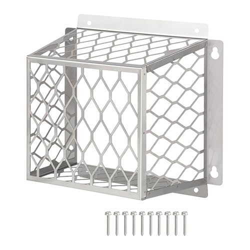 DOUDINGMAO Trockner-Lüftungsschlitze, Vogelschutz, Trocknungssysteme, Schutz, Trockner-Lüftungsöffnungen, Schutz, Edelstahl, Belüftung, Vogelkäfig, langlebig von DOUDINGMAO