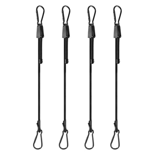 DOUDINGMAO Verstellbare Karabiner-Spanngurte, elastische Gurte, verstellbare Bungee-Seile, Mehrzweckschnüre für Fracht, Gepäck und Fahrrad von DOUDINGMAO