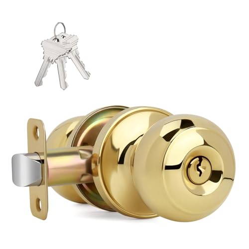 DOUDINGMAO Zincs Runde Türknäufe aus Legierung, Eingangstürgriffe für Flur, Schrank, Badezimmer DOUDINGMAO Zincs Runde Türknäufe aus Legierung, Eingangstürgriffe für Flur, Schrank, Badezimmer von DOUDINGMAO