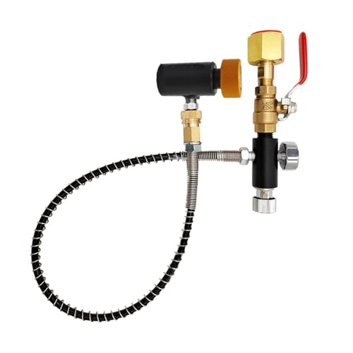 Sodas CO2 Nachfülladapter Sodas Maker Co2 Zylinder Nachfüllstation zum Befüllen von Sodas Co2 Flasche für M11x1 Ventile Stickstofftanks von DOUDINGMAO