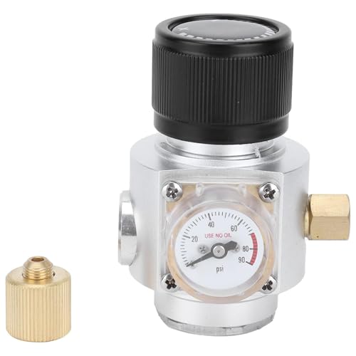 Verstellbarer CO2-Regler, 0-90 PSI Druckreduzierventile, kleiner Regler für selbstgebrautes und kohlensäurehaltige Getränke von DOUDINGMAO