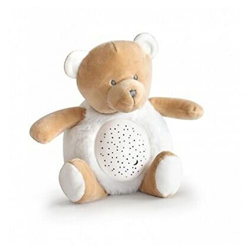 DOUDOU ET COMPAGNIE-Bear Nachtlichte natur Musik + 3 lighten mit Batterie-20cm -DC3692 von Doudou et Compagnie