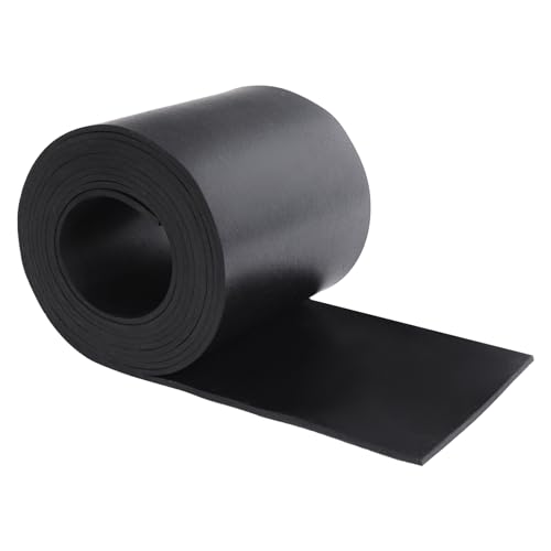 Gummistreifen, Neoprenmatten, Gummiplatten, Vollgummiprofile Gummimatten für den DIY-Bodenschutz, Abdeckungen, Stoßschutz, Anti-Rutsch (100 mm x 1.5 mm x 3 m) von DOUJIAO
