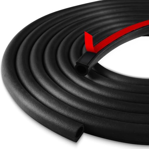 Universal Autotür Türdichtung Gummidichtung 12M AutotürTürdichtung Gummiprofil Türdichtung Autotür Kantenschutz D-förmig Autotür Dichtungsstreifen von DOUJIAO